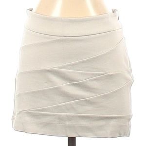 Bandaid Textured Layered Look Mini Skirt Express